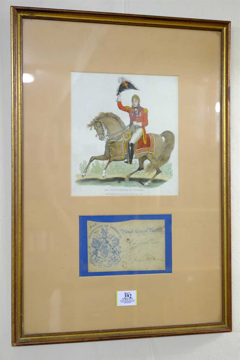 Lot 392 - George IV Coronation.