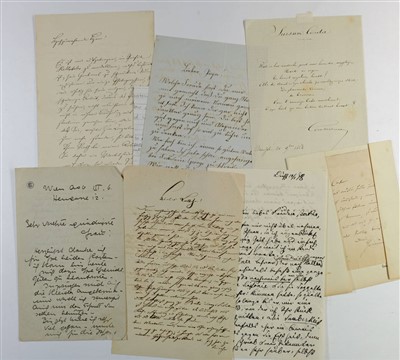 Lot 394 - Historical autographs.