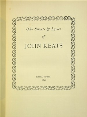 Lot 729 - Keats, John