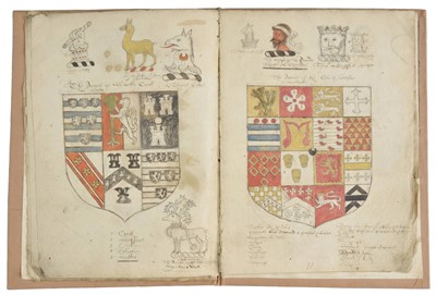 Lot 382 - Heraldry manuscript.