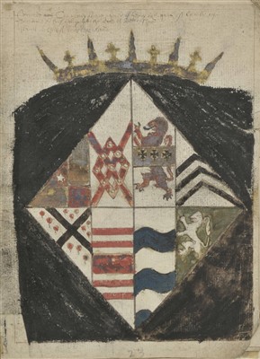 Lot 382 - Heraldry manuscript.