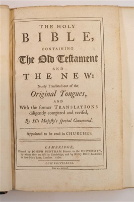 Lot 411 - Bible [English].