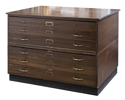 Lot 443 - Plan chest.