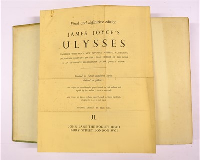 Lot 844 - Joyce, James