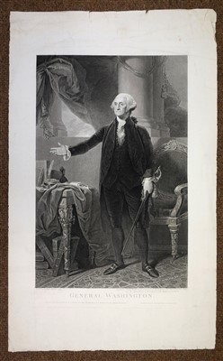 Lot 25 - George Washington, engraved portrait, 1800