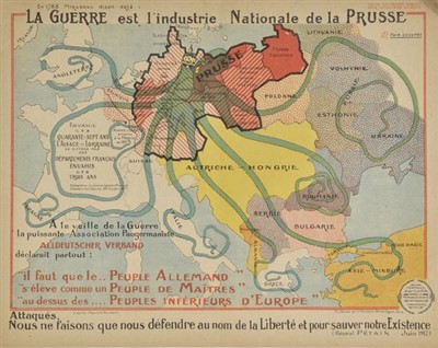 Lot 153 - Propaganda maps.