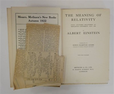 Lot 369 - Einstein, Albert�