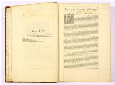 Lot 290 - Cicero, Marcus Tullius