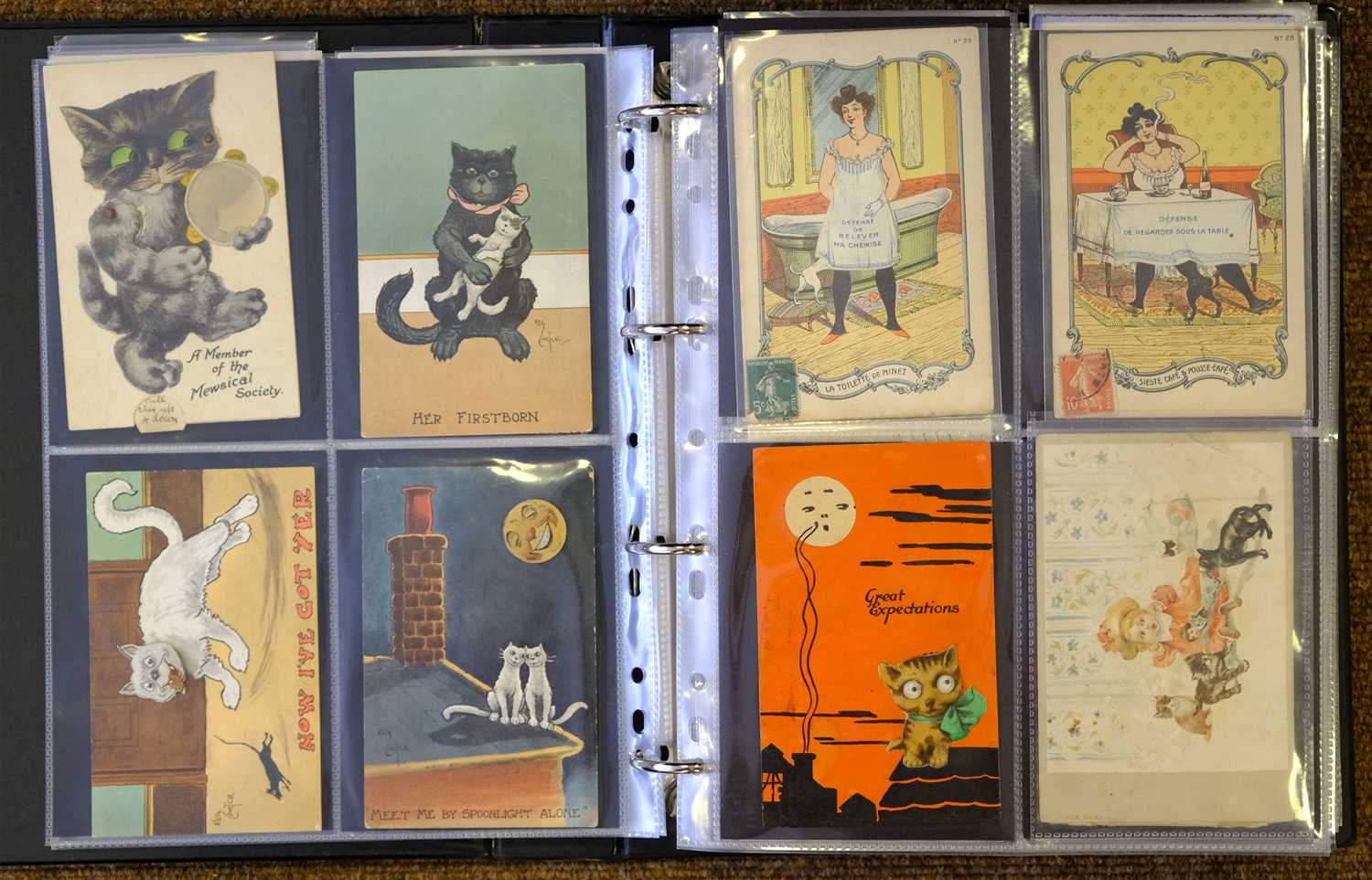 Lot 628 - Cat Greeting Cards.