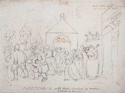 Lot 442 - Attributed to Thomas Rowlandson (1756-1827).