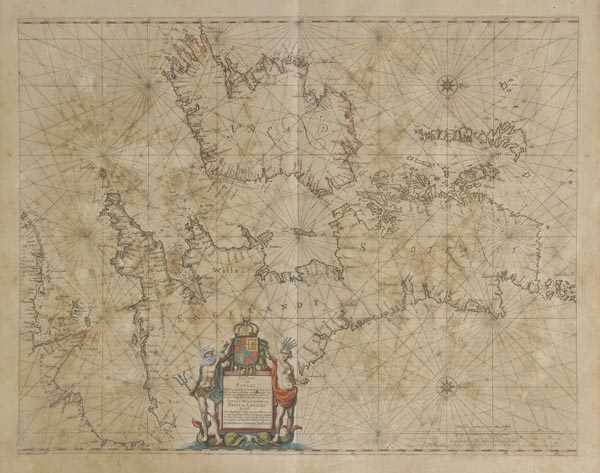 Lot 192 - Sea charts.