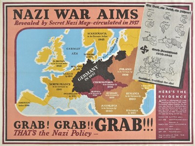 Lot 193 - Propaganda Map.