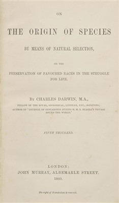 Lot 393 - Darwin, Charles