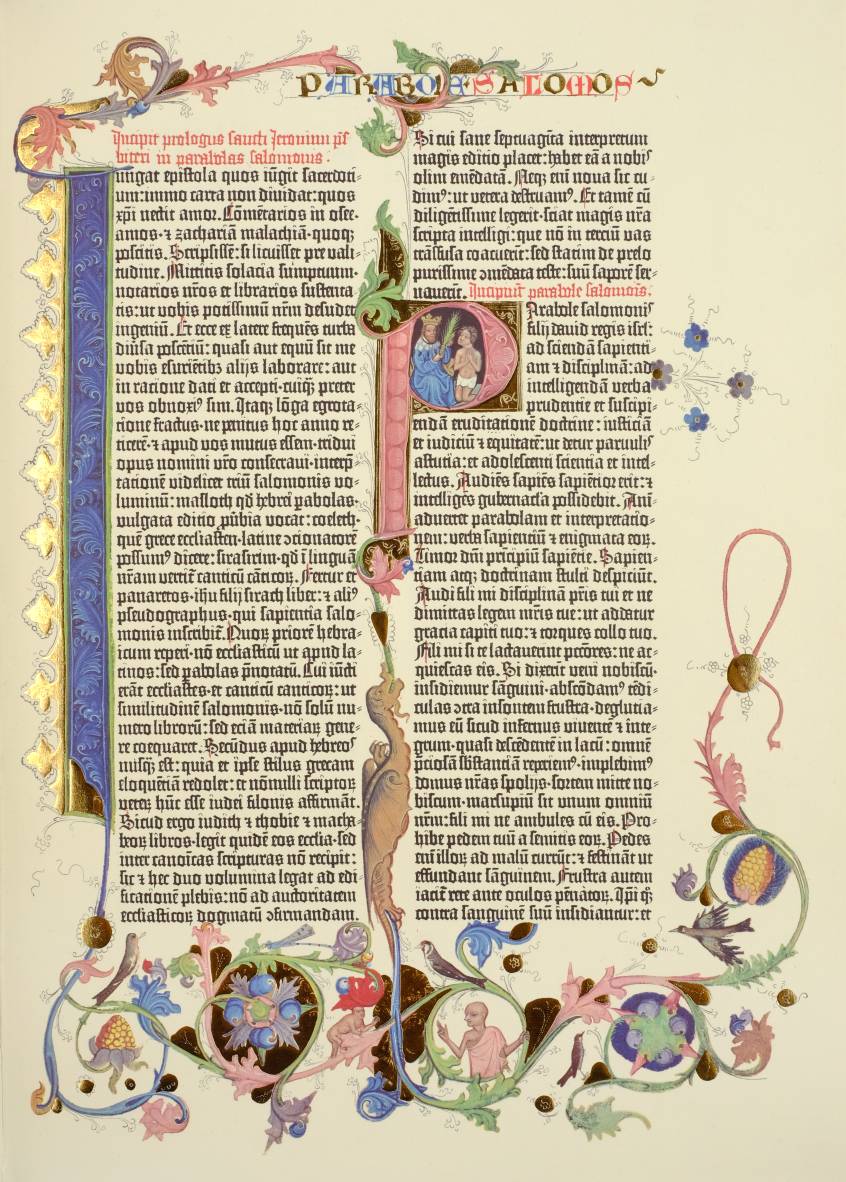 Lot 500 Gutenberg Bible.