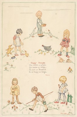 Lot 738 - Cotter (Rita, 20th century). Children at play