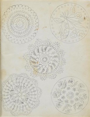 Lot 286 - Manuscript Pattern Book.