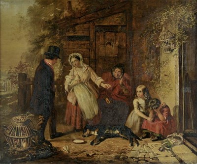 Lot 215 - Attributed to John Calcott Horsley (1817-1903).