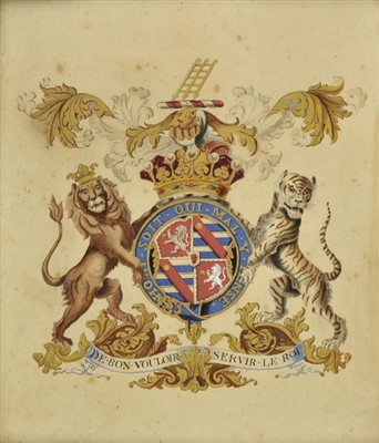 Lot 281 - Heraldic achievements.