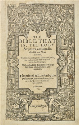 Lot 293 - Bible [English].