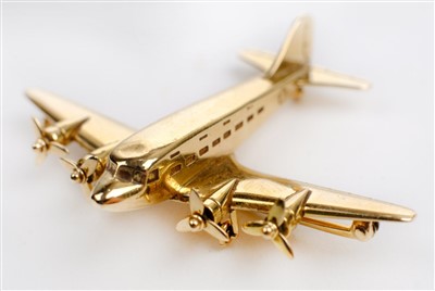 Lot 785 - Aircraft Brooch.