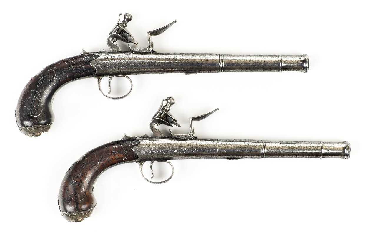 Lot 935 - Flintlock Pistols.