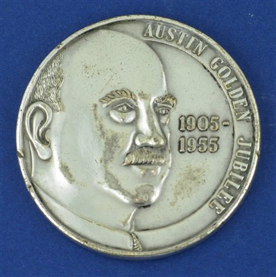 Lot 63 - Austin Motor Co Jubilee Medal.