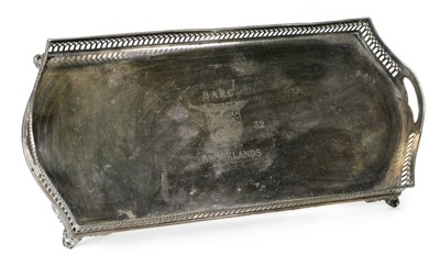 Lot 66 - A Silver-Plated Drinks Tray.