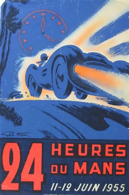 Lot 121 - 1955 24-Heures Le Mans Poster.