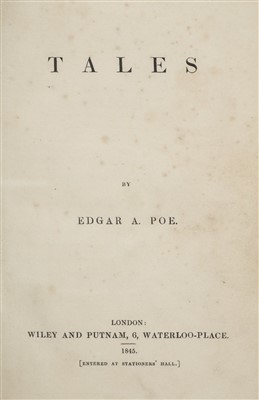Lot 466 - Poe , Edgar Allan