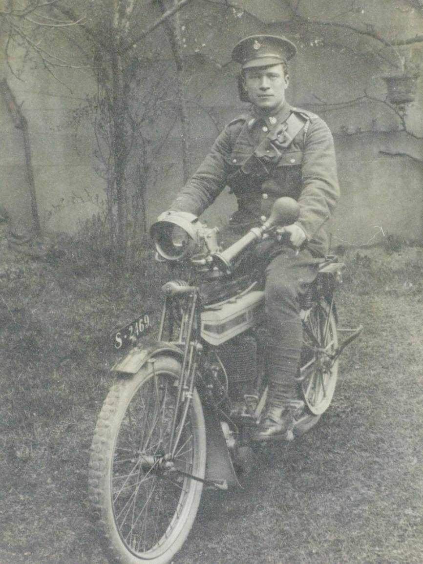 Lot 190 - Motorcycle Dispatch Rider.