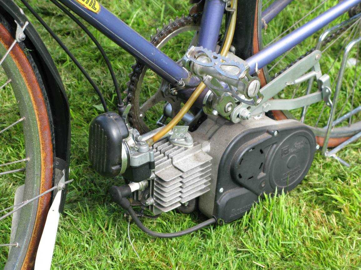 Lot 555 - Jacques Anquetil Bicycle & Borini Engine Attachment.