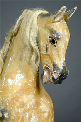Lot 476 - Rocking horse.