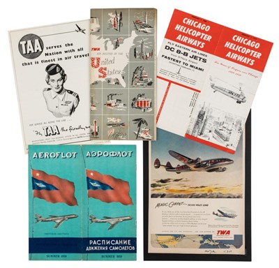 Lot 788 - Mixed Aviation Ephemera