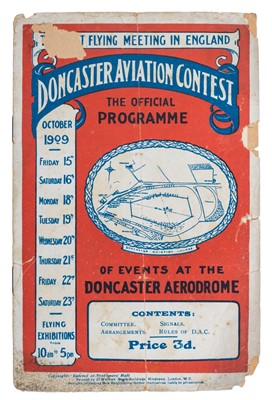 Lot 837 - Doncaster Aviation Contest.