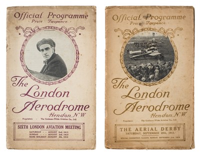 Lot 844 - Hendon Aviation Programmes.