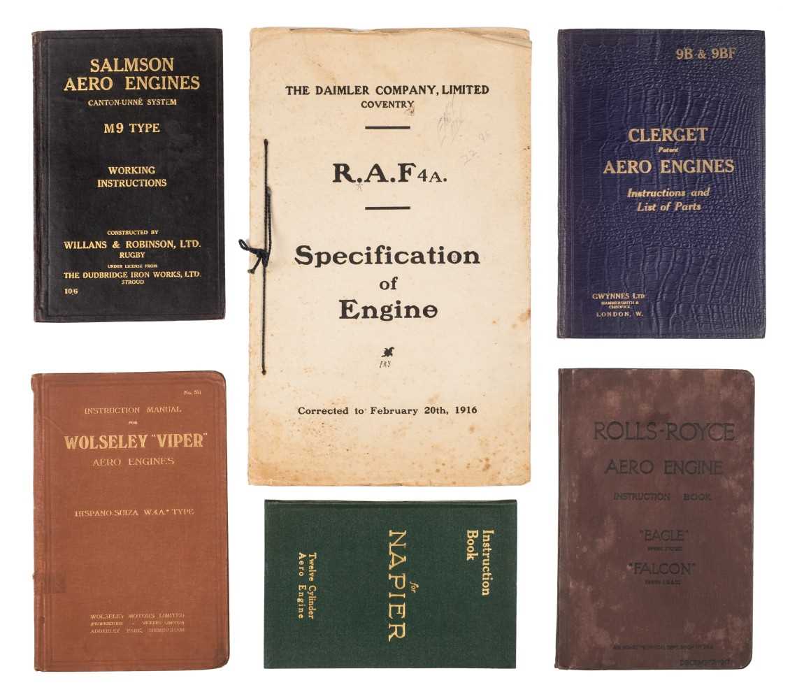 Lot 830 - Aviation Manuals.