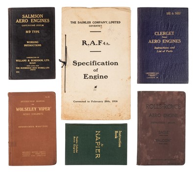 Lot 830 - Aviation Manuals.