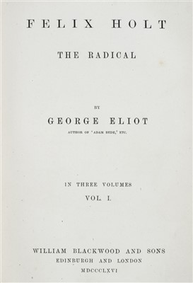 Lot 35 - Eliot, George, i.e. Marian Evans