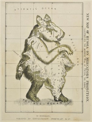 Lot 98 - Allegorical map.