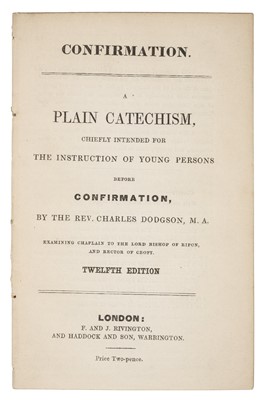 Lot 594 - Dodgson, Rev. Charles, father of Lewis Carroll