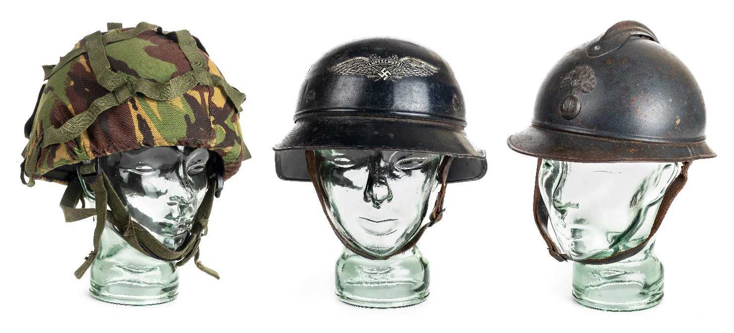 Lot 910 - Helmets.