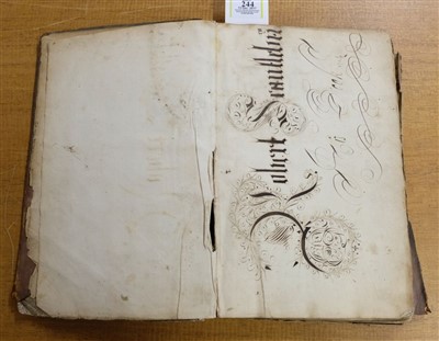 Lot 244 - Calligraphic Maths Manuscript.