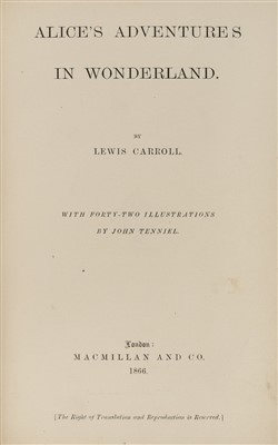 Lot 540 - Dodgson, Charles Lutwidge, 'Lewis Carroll'
