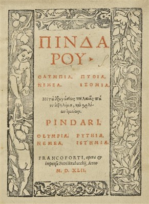 Lot 309 - Pindar.