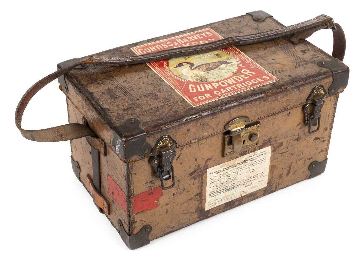 Gun Powder Box Lot 937 - Gunpowder Box.