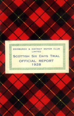 Lot 73 - Scottish Six Days Trial Official Report 1928.