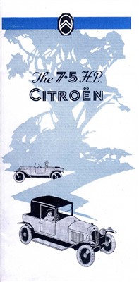 Lot 80 - 1923 Citroën.