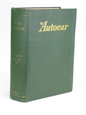 Lot 121 - The Autocar, Vol. XVII, July to December 1906.