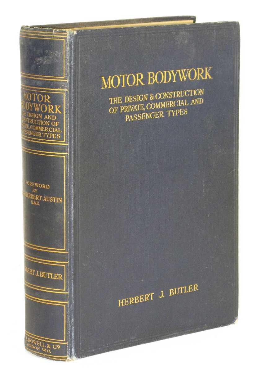 Lot 127 - Herbert J. Butler - Motor Bodywork