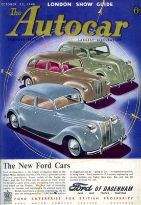 Lot 155 - The Autocar London Motor Show Numbers, 1948 to 1961.